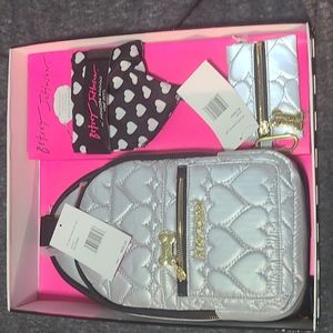 *******SOLD*******Betsey Johnson crossbody with matching pet set